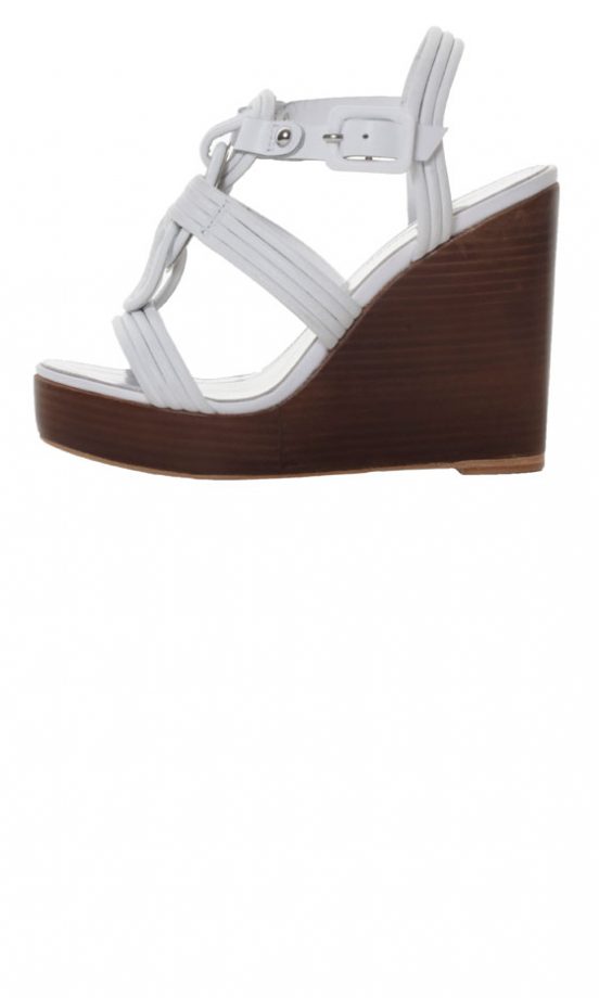 Karen Millen Wooden Wedge (In Stores Only)