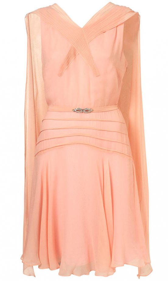 Topshop Limited EditionPeach Cape Dress, £125