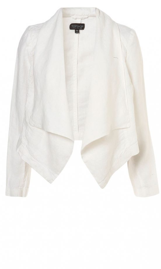 Topshop Linen Waterfall Jacket, £42