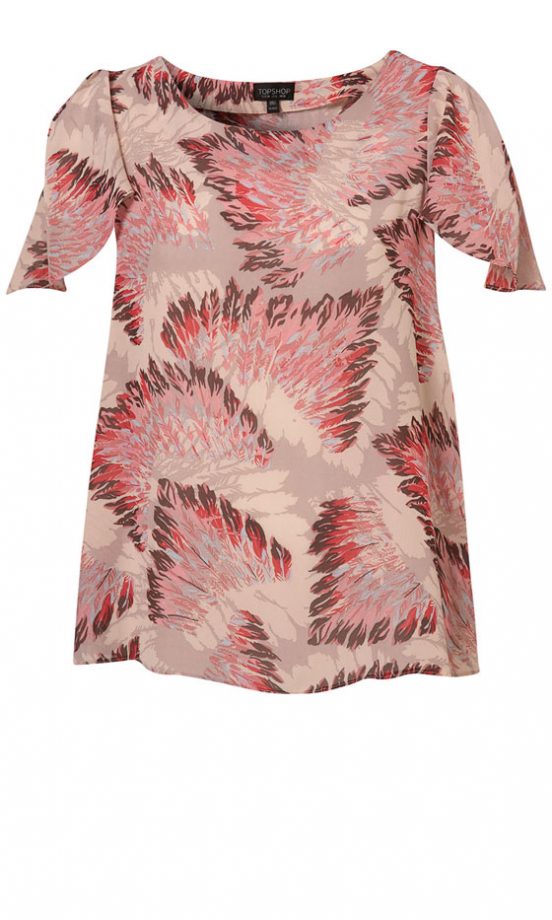 Topshop Feather Print Top, £35