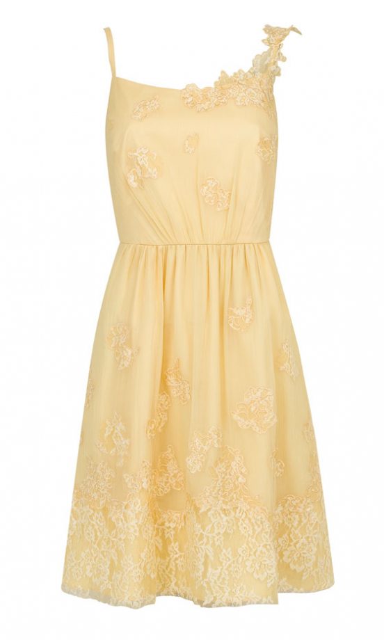 Prom Queen: We Love This Summery Yellow Dress At Marks & Spencer This Season