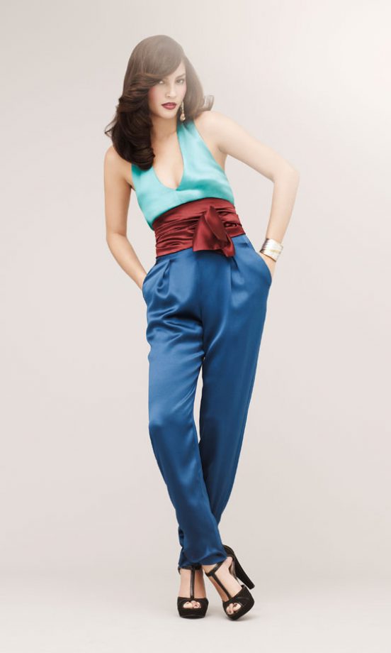 A Colourblock Jumpsuit By Marks & Spencer Is On Trend For Spring/Summer 2011