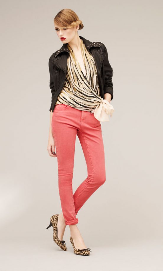 Brighten Up Your Wardrobe With Coral Jeans By Marks & Spencer This Spring/Summer 2011