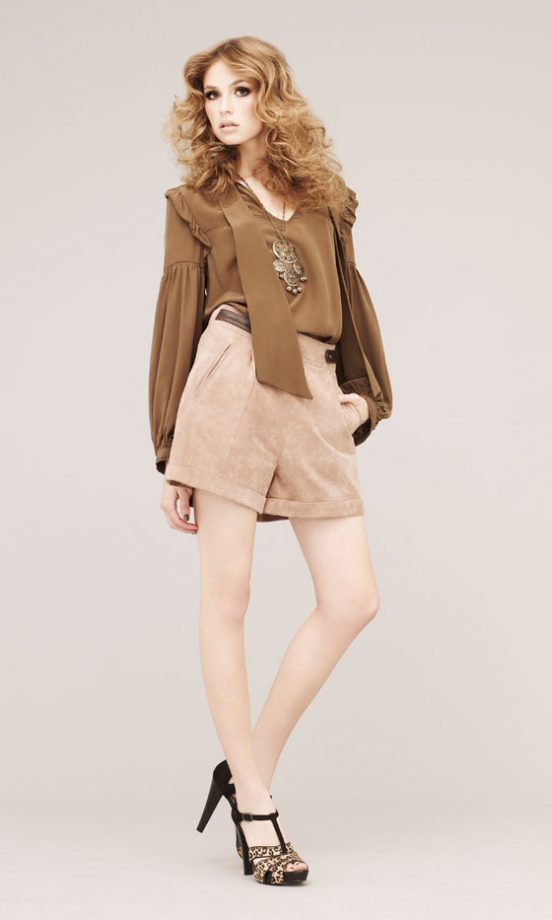 Soft Suede Shorts By Marks & Spencer Are Perfect For Spring/Summer 2011