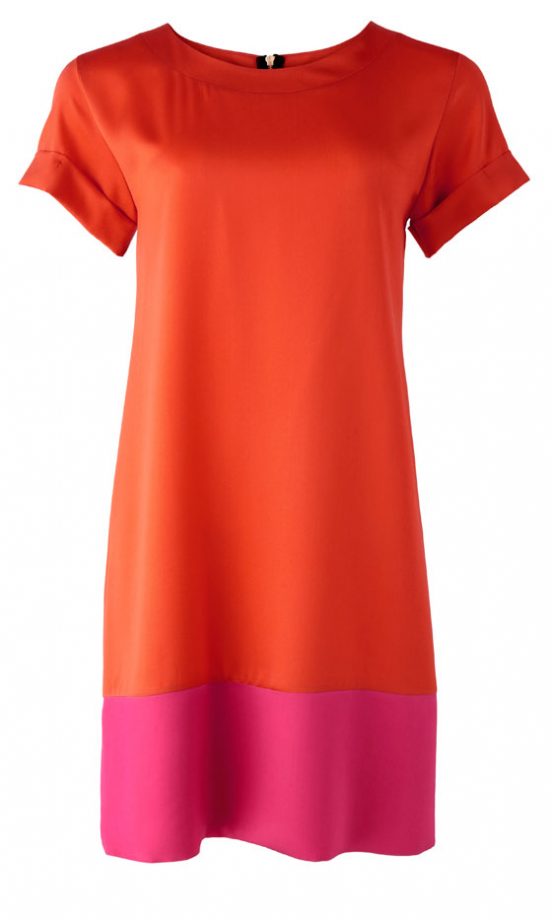 New Look Colour Block Tailored Shift Dress, £26.99