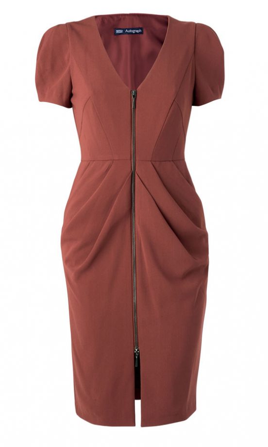 Create A Sleek Silhouette With A Tailored Dress By Marks & Spencer