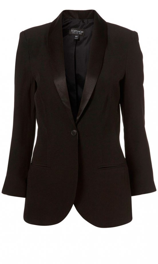 Topshop Satin Collar Tux Jacket, £65