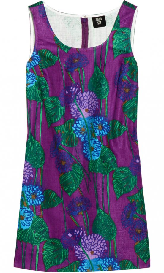 Anna Sui Round Neck Floral Dress, £136