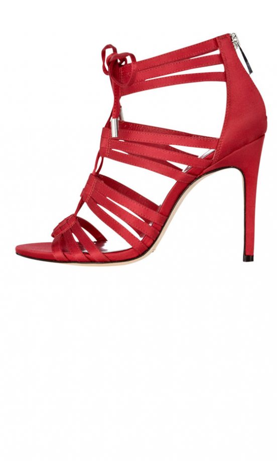 Karen Millen Red Strap Shoe (In Store Only)