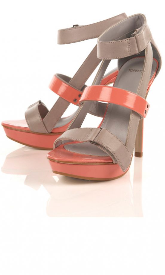 Topshop Luminate Ankle Strap Sandal, £62