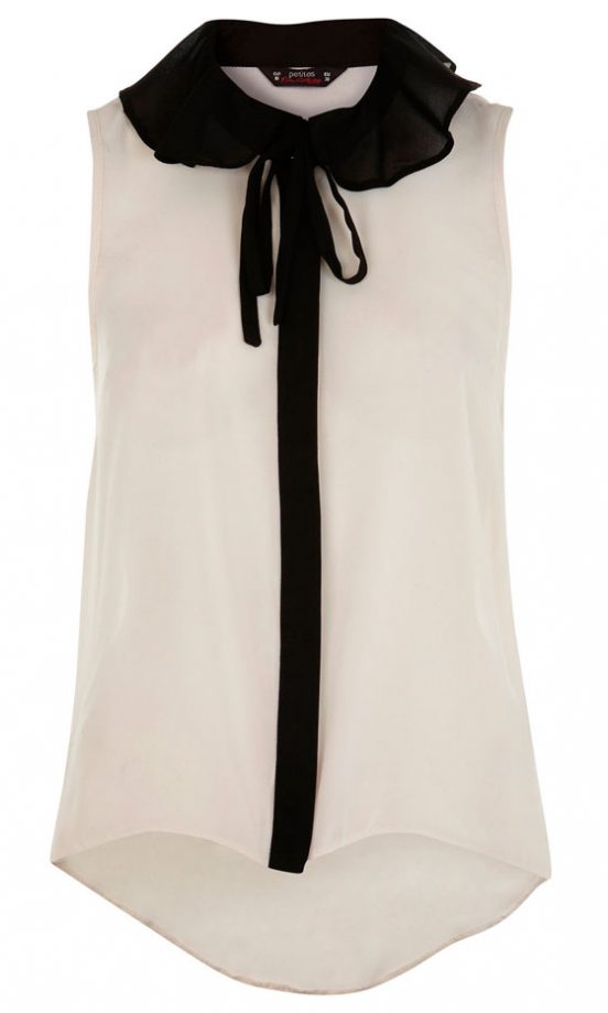 Miss Selfridge Contrast Trim Blouse, £30