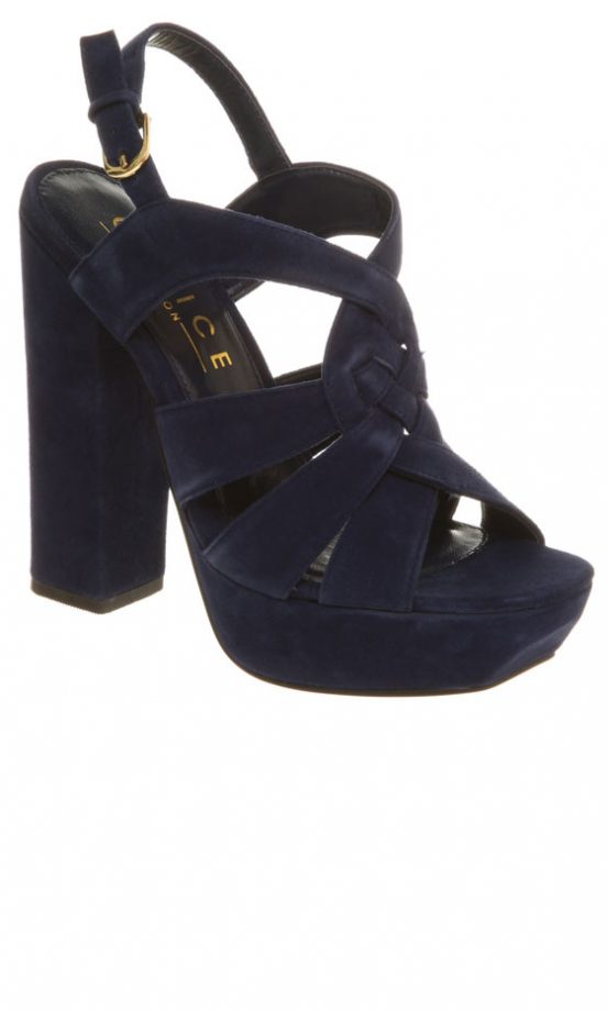 Office Murder She Wrote Suede Block Heel Platform, £78