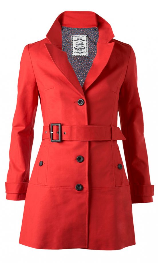 Mango Red Trench (In Stores Only)