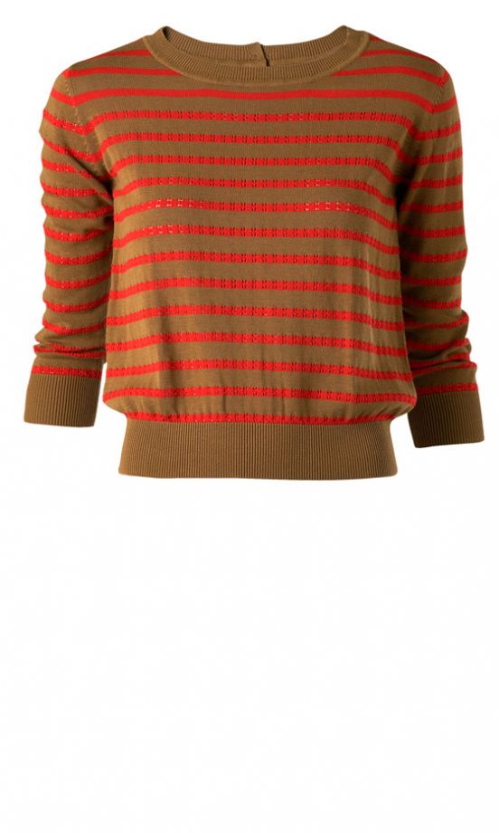Mango Orange Stripe Jumper (In Stores Only)