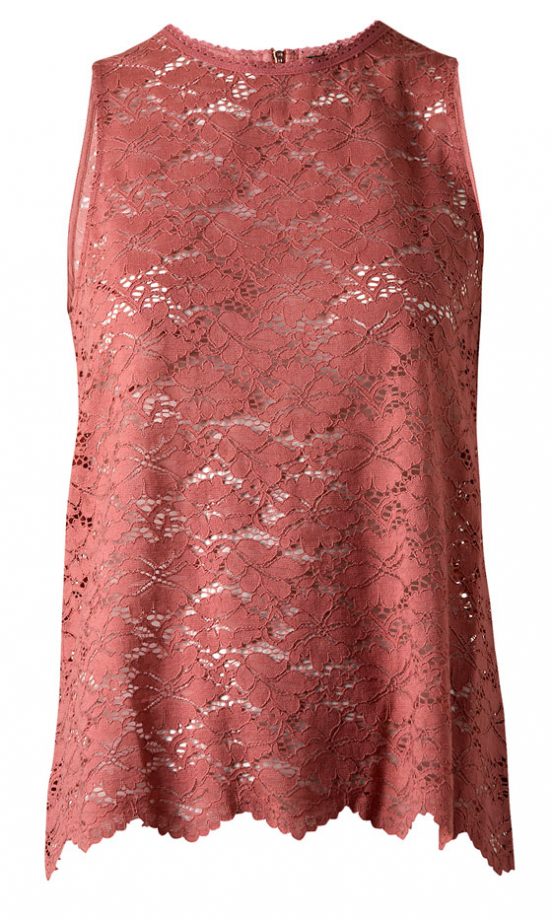 Mango Lace Shell Top, £34.90