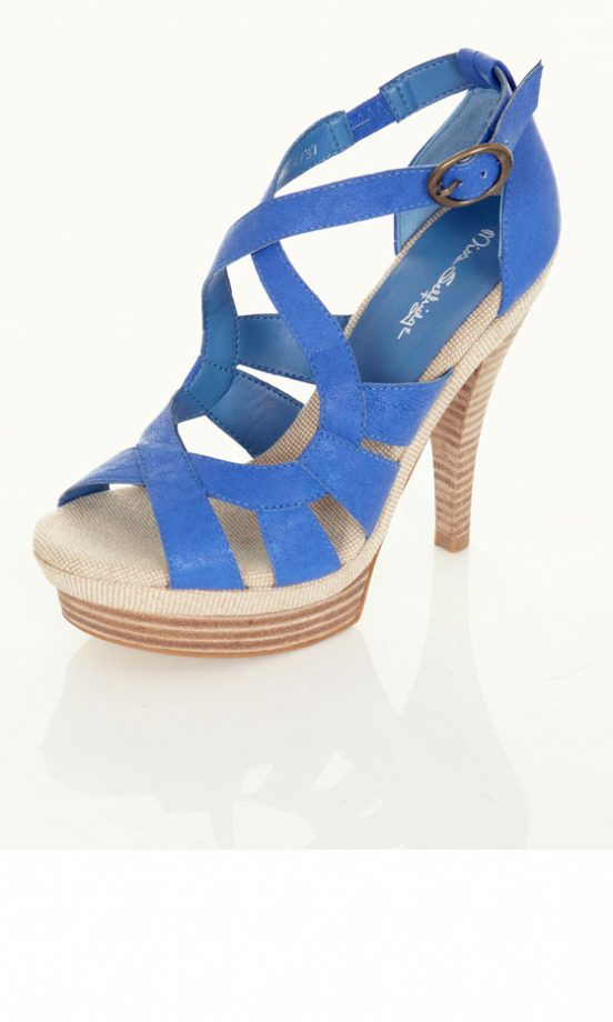 Miss Selfridge Blue Sandal, £48