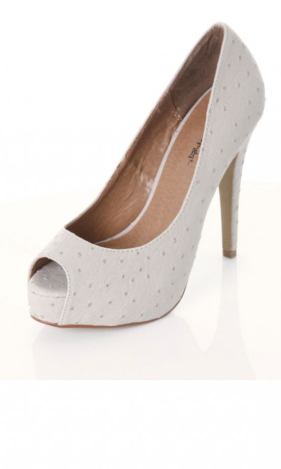 Miss Selfridge Peep Toe Platform, £40