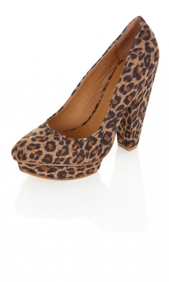 Miss Selfridge Leopard Print Platform, £40