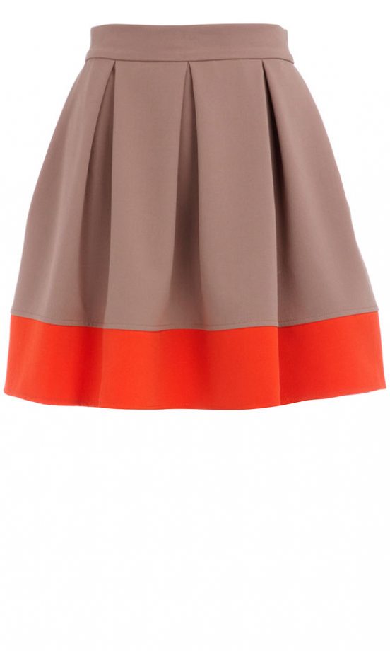 Dorothy Perkins Contrast Flare Skirt, £32