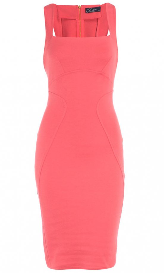 Dorothy Perkins Wide Strap Body Con Dress, £38