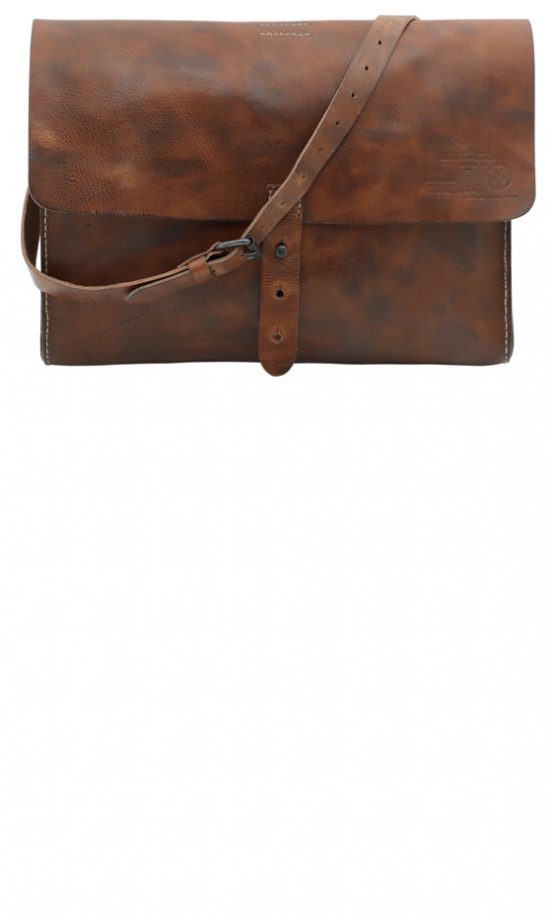 All Saints Brown Leather Satchel (In Stores Only)