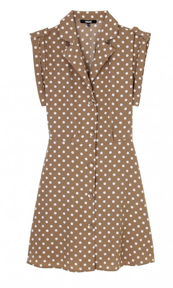 Asos Spot Shirt Dress, £35