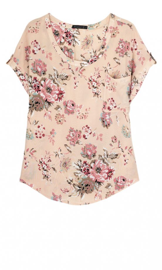 Primark Floral Print Tee, £10 - In Store Only