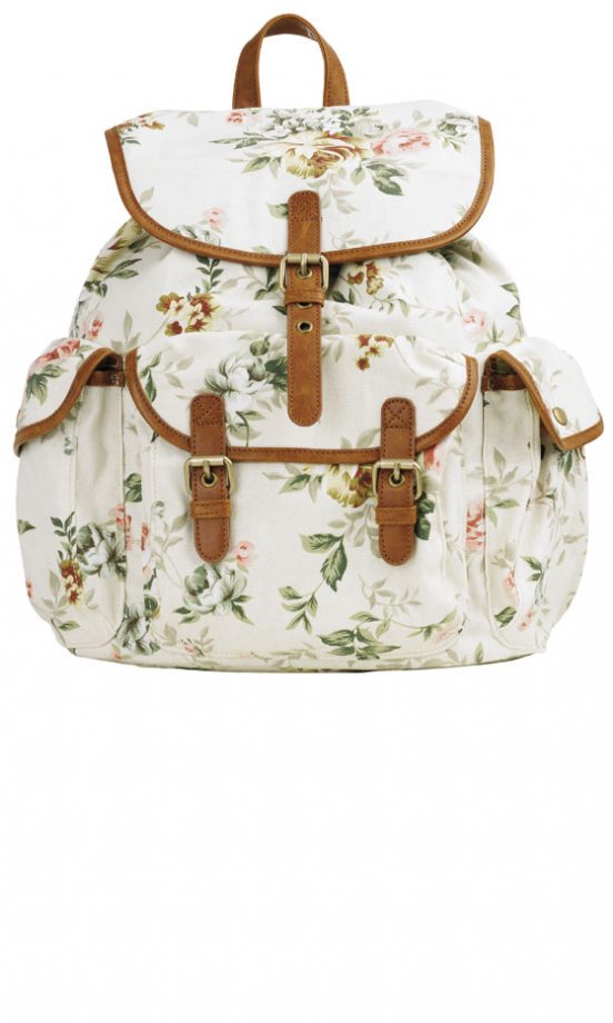 Urban Outfitters Canvas Printed Rucksack, £48 - In Store Only