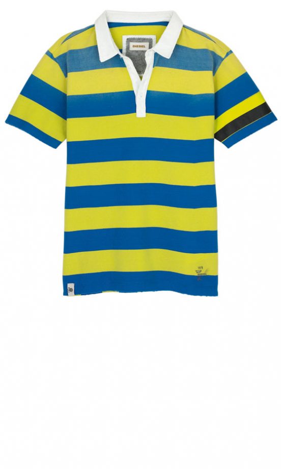 Diesel Stripe Polo Top, £60 (In Stores Only)