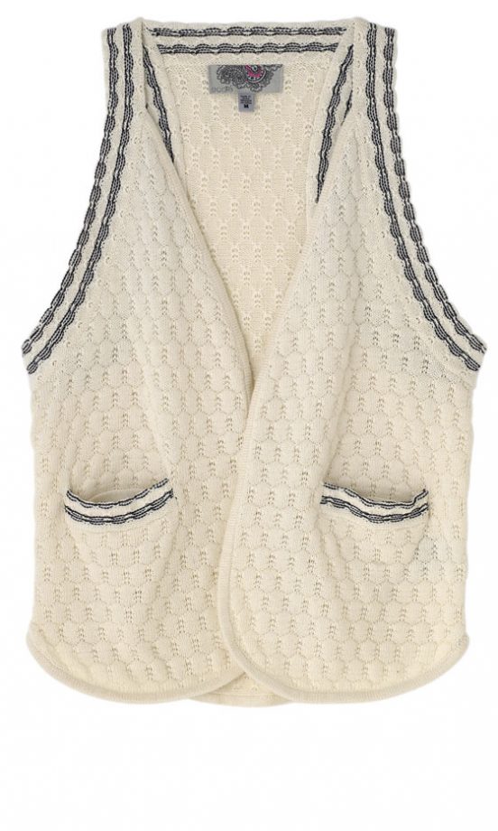 Urban Outfitters Cable Knit Waistcoat, £38