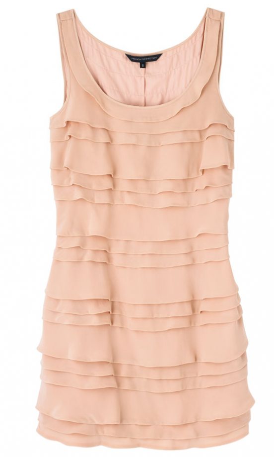 French Connection Silk Ruffle Dress, £150