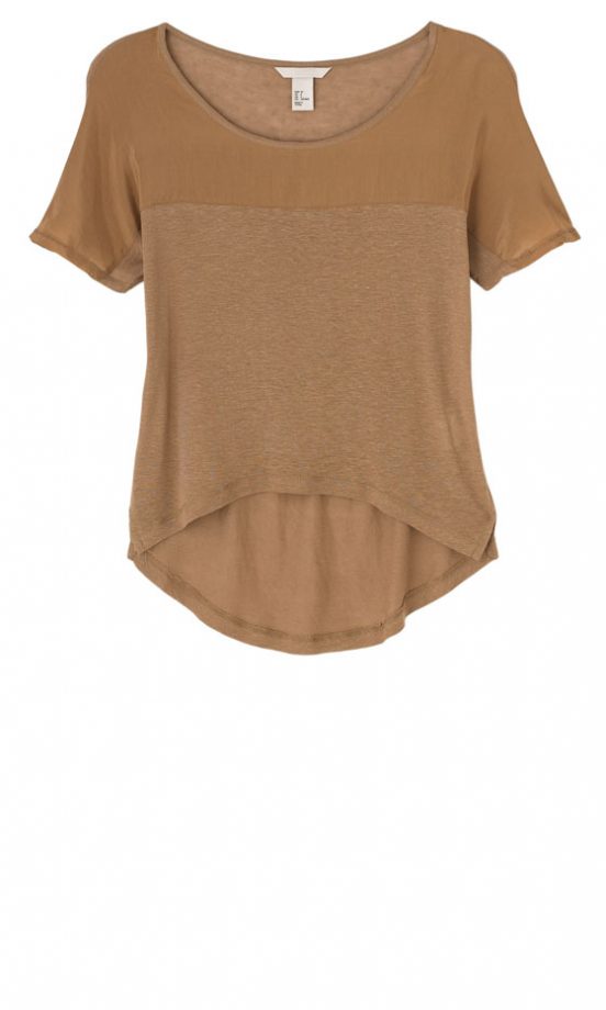 H&M Brown Dip Back Top, £12.99 (In Store Only)