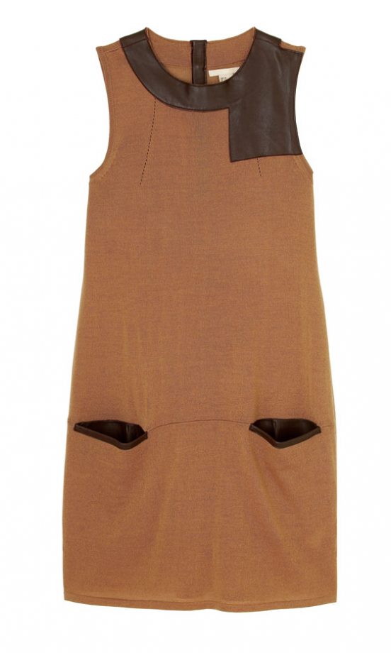 We Love The Leather Detailing On This H&M Dress, £29.99 - In Store Only