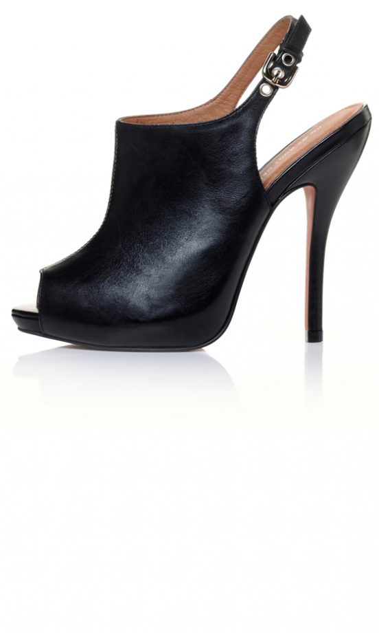Kurt Geiger Hide Peep Toe Shoe Boot, £120