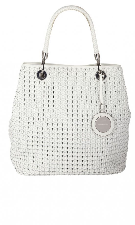 Karen Millen Woven Leather Bag (In Stores Only)