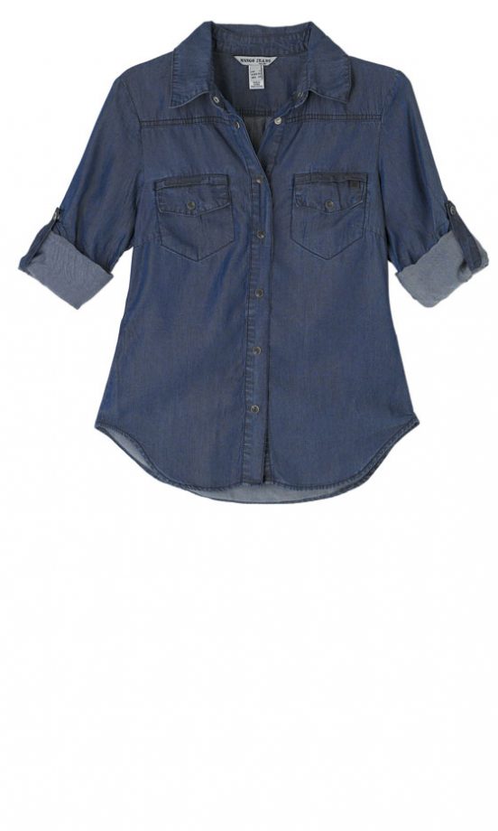 Mango Denim Shirt, £34.90 (In Store Only)