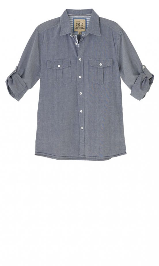 Marks And Spencer Chambray Shirt, £29.50