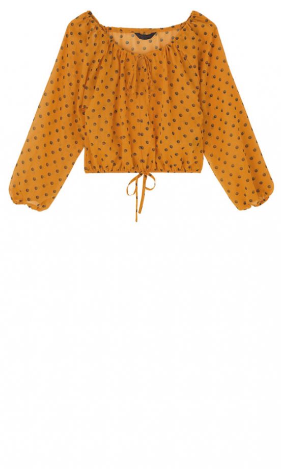 Miss Selfridge Spot Blouse, £35