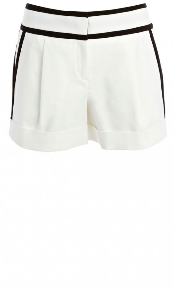 Karen Millen Pipe Trim Shorts (In Stores Only)