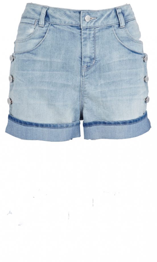 Karen Millen Turn-Up Denim Shorts (In Stores Only)