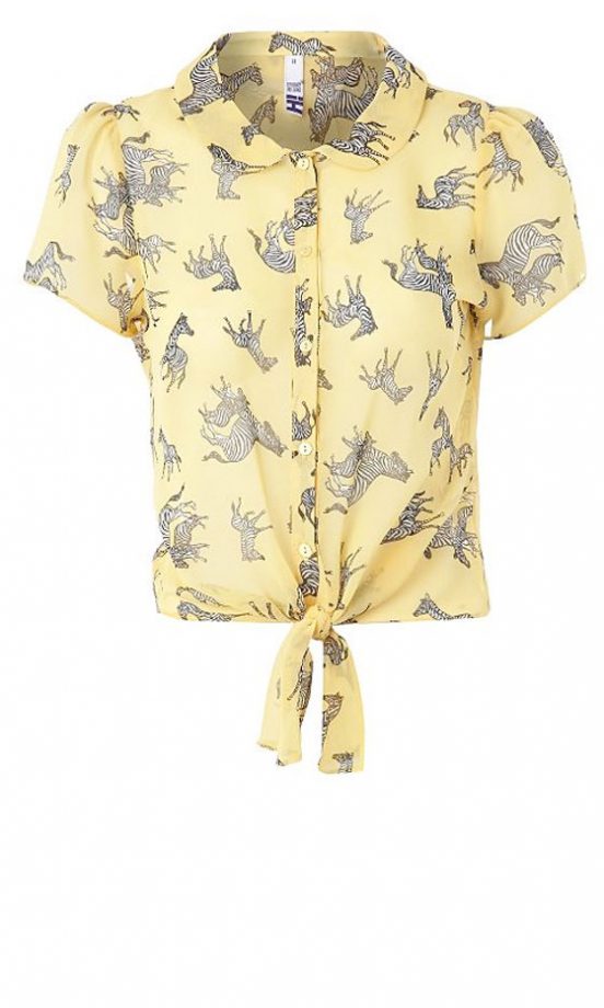 H! By Henry Holland Zebra Print Blouse, £25
