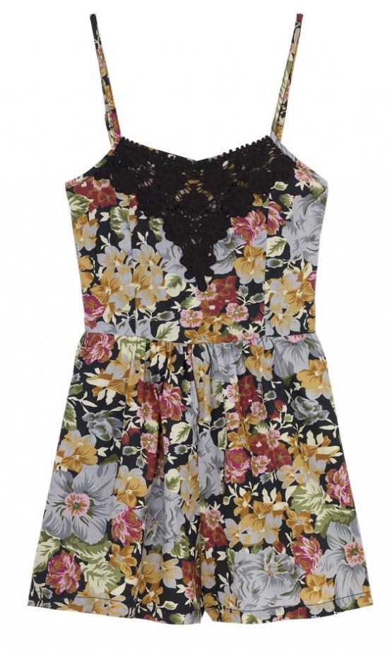 Primark Floral Playsuit, £15 (In Store Only)