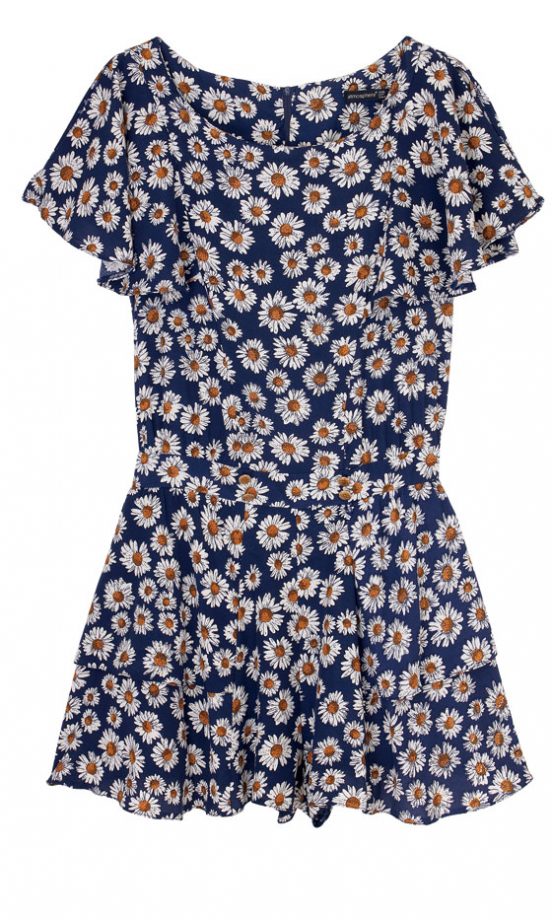 Primark Daisy Print Playsuit - Perfect For Casual Weekends, £13 - In Store Only