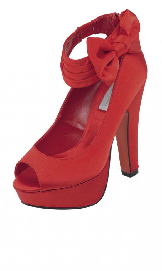 Red Herring At Debenhams Ankle Platform Shoes, £35