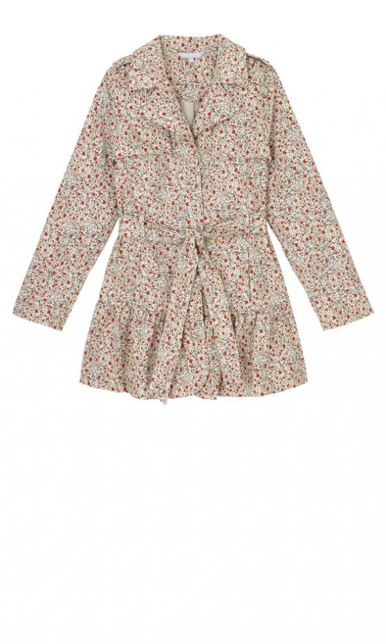 Red Herring At Debenhams Floral Trench Coat, £35 - In Store Only