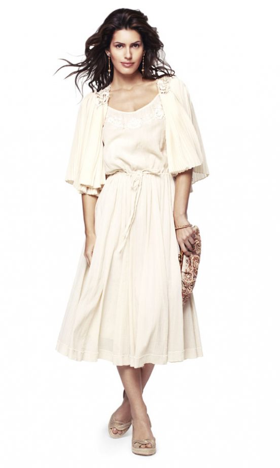We Love This Simple White Dress By Monsoon For Spring/Summer 2011