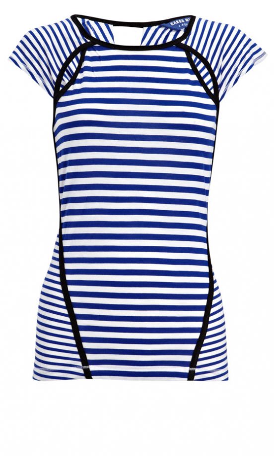 Karen Millen Nautical Stripe Tee (In Stores Only)
