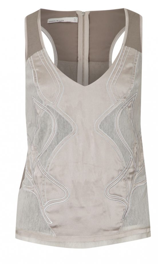 Karen Millen Nude Vest Top (In Stores Only)