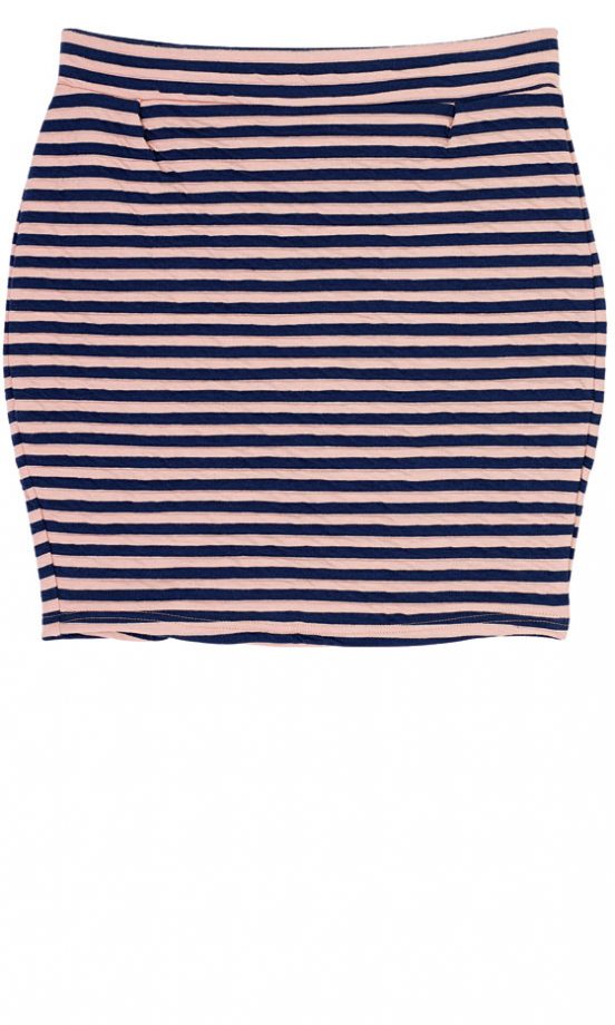 Sparkle & Fade Stripe Textured Pull On Skirt, £30