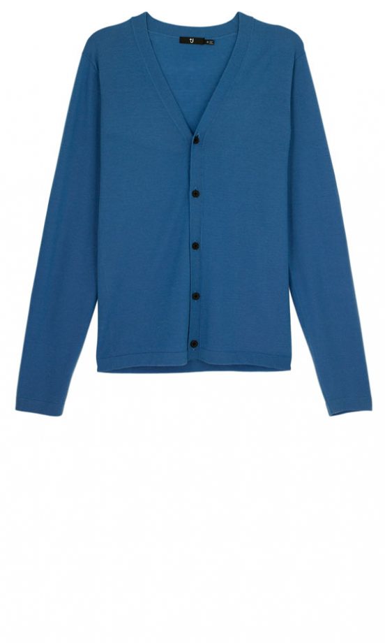 +J Uniqlo Blue Cashmere Cardigan, £149.99 (In Stores Only)